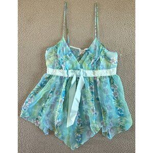 Cinema Etoile Sheer Babydoll Top Nightie Fairy Sequined Sheer Nymph Angelic